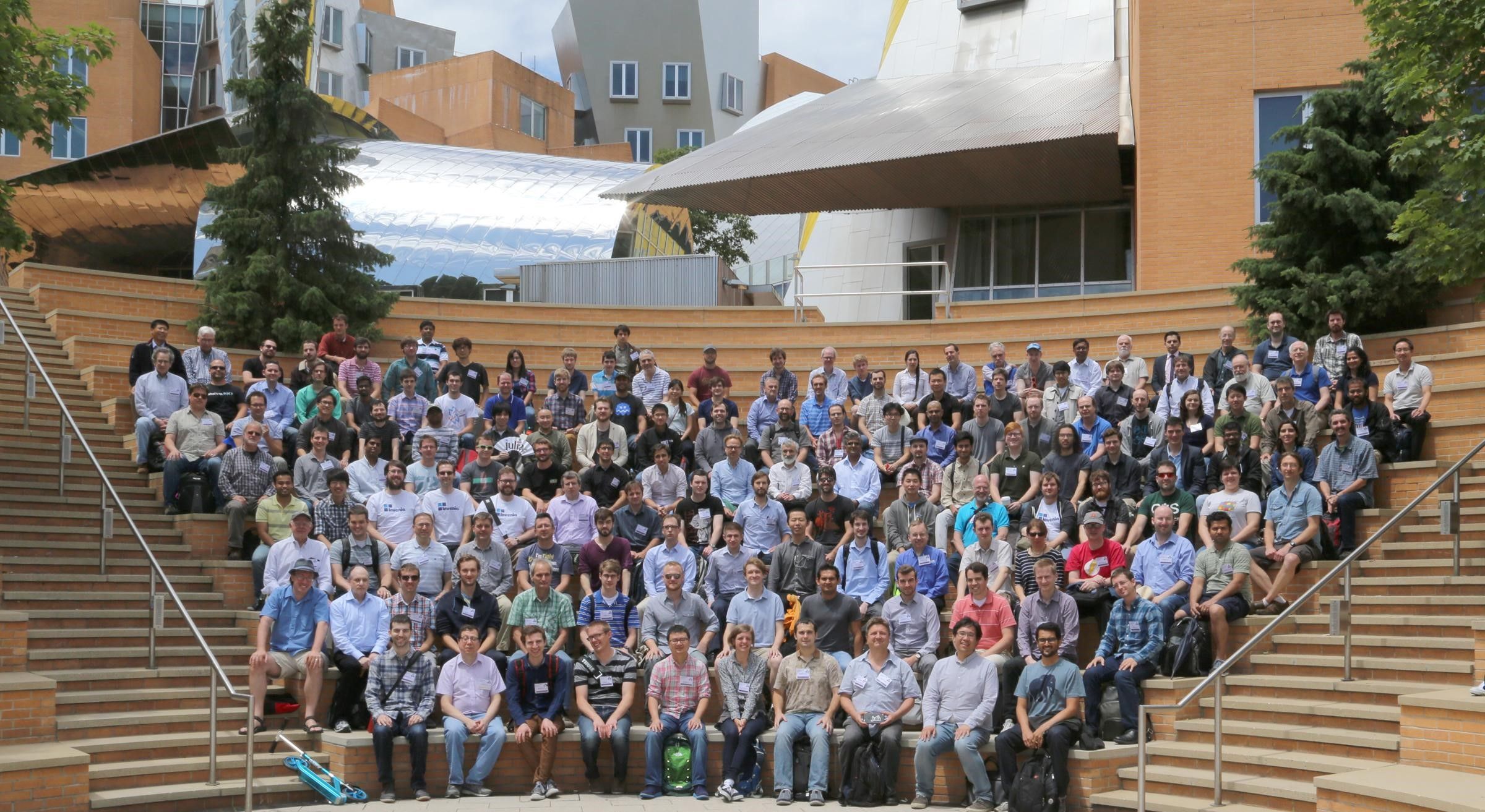 JuliaCon 2015 group photo at MIT